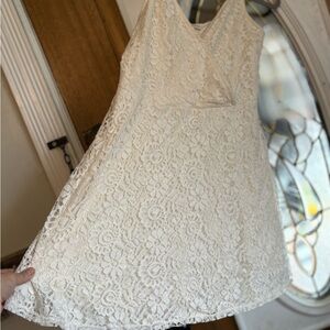 Mossimo Supply Co. Ivory Lace Dress